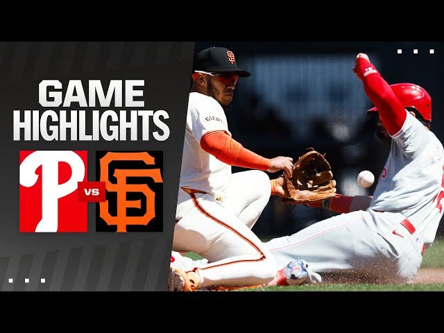 Phillies vs San Francisco Giants match player stats