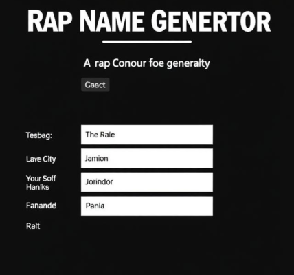 Rap Name Generator